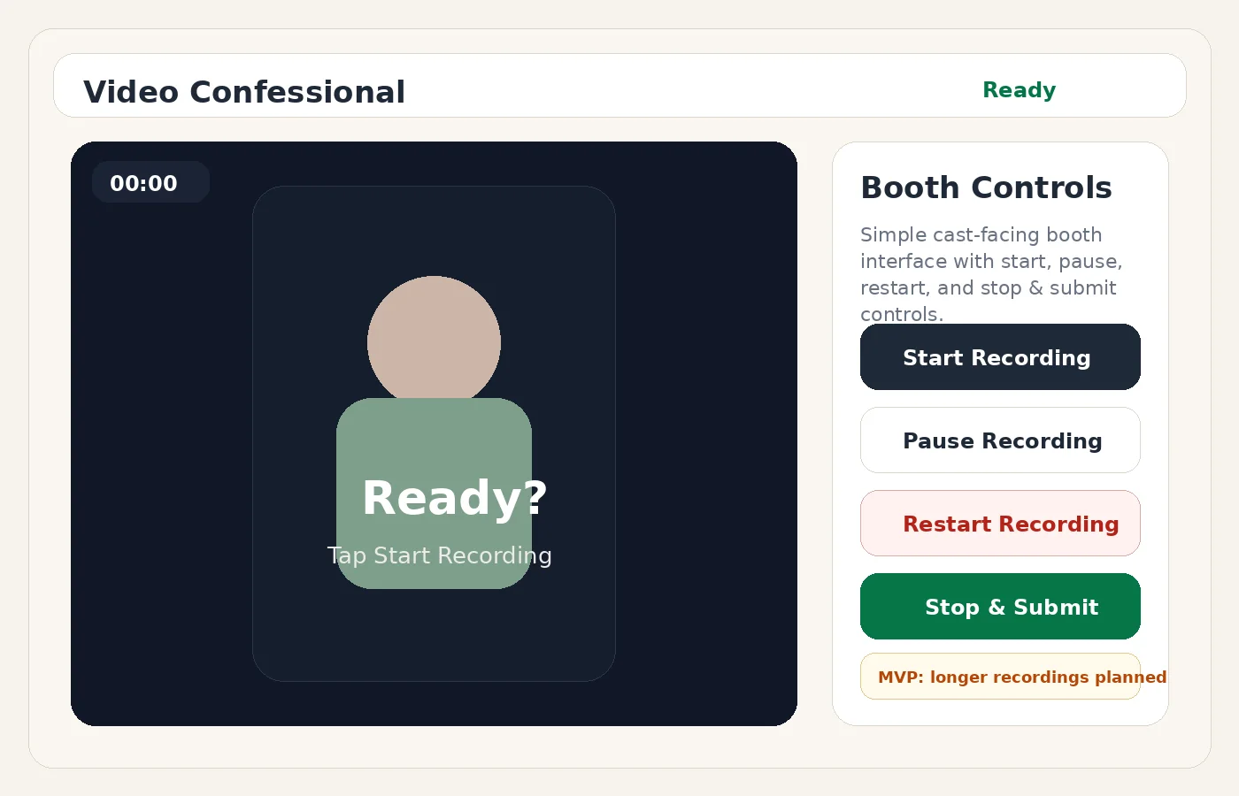 Video Confessional Booth preview
